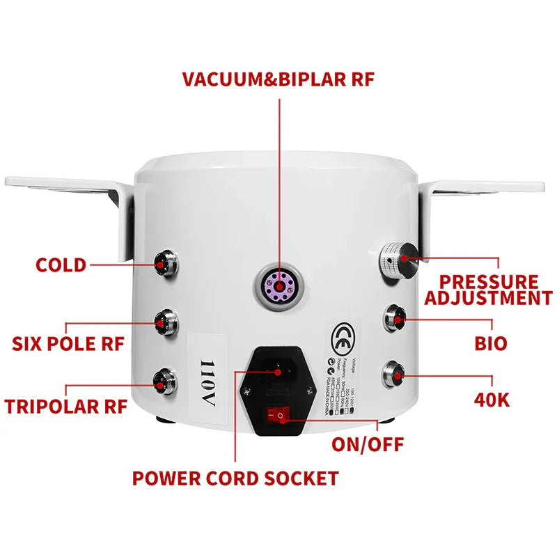 6 In 1 Cavitation Vacuum RF Radio Frequency Ultrasonic Body Slimming Cellulite Reduce Machine