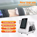 3 In 1 Body Sculpting RF+ EMS + Lipo Laser Red Light Weight Loss SKin Lifting Machine