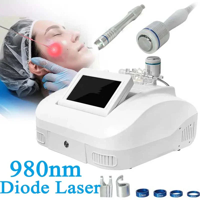 980nm Diode Laser Vascular Blood Removal Spider Vein Physical Therapy Machine Main image