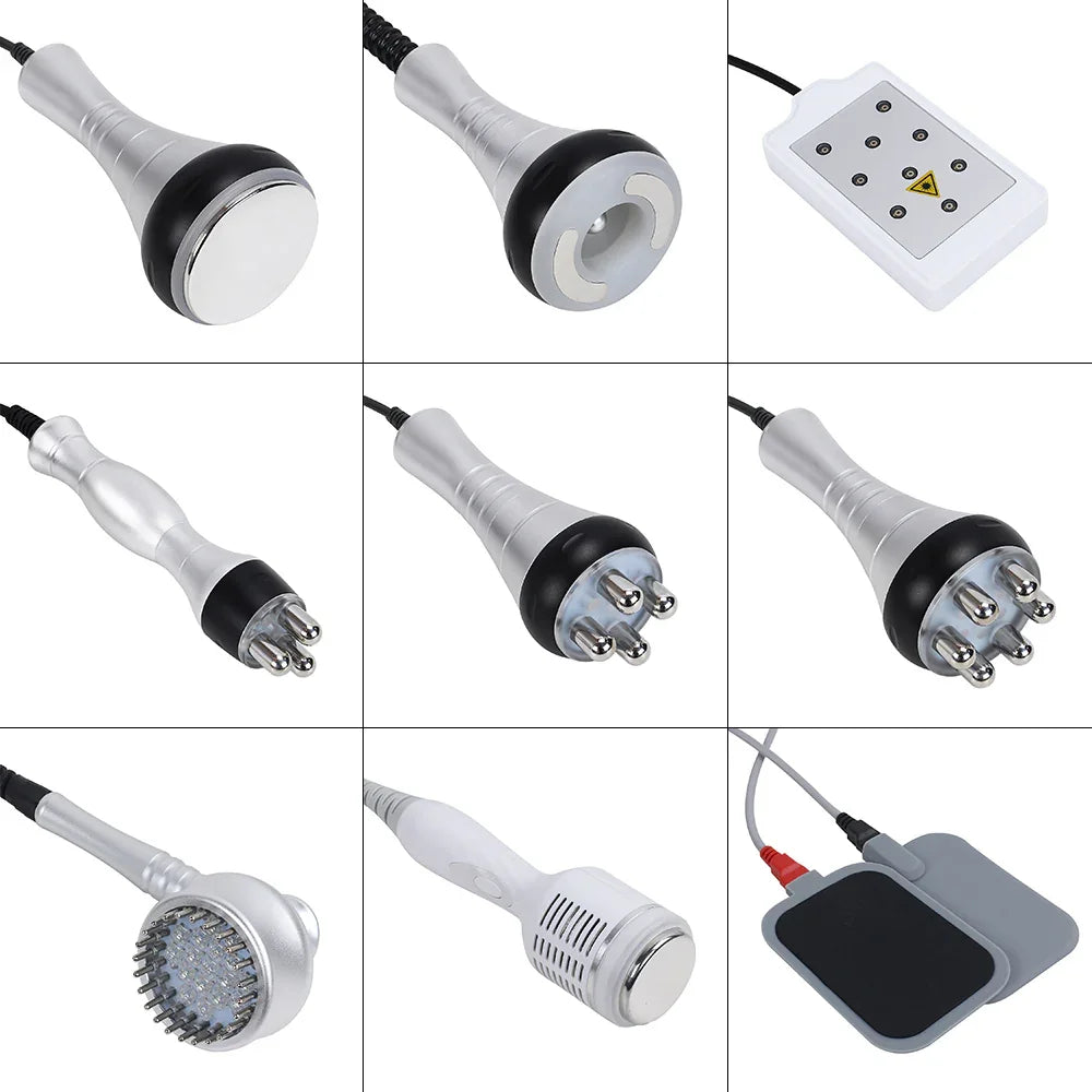 9 In 1 40K Cavitation Lipolaser RF Vacuum Fat Reduction Slimming Machine Body Shaping