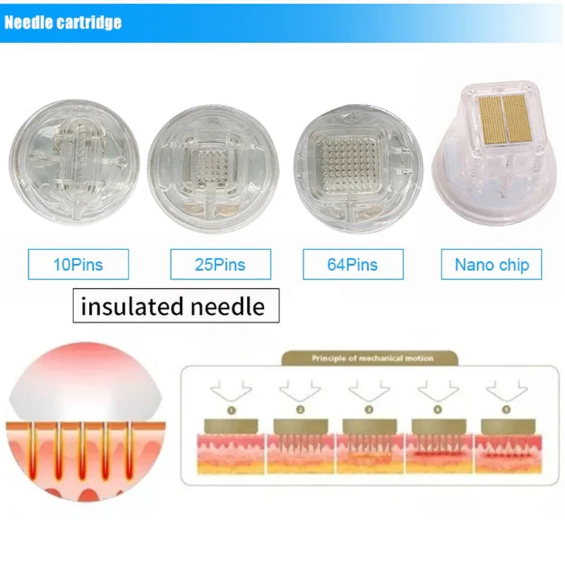 Replacement Tips 10/25/64pin/Nano Needles for RF Fractional Microneedle Machine