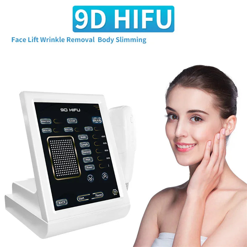 9D Hifu Body SMAS Slimming Face Lifting Machine Wrinkle Removal Skin Tightening