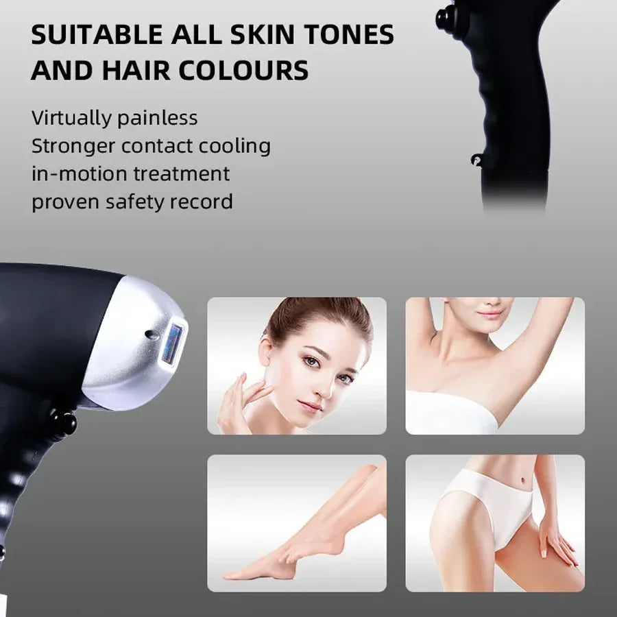 Ice Titanium Diode Laser Freezing Point Hair Removal Machine 755/808/1064nm Skin Rejuvenation Whitening