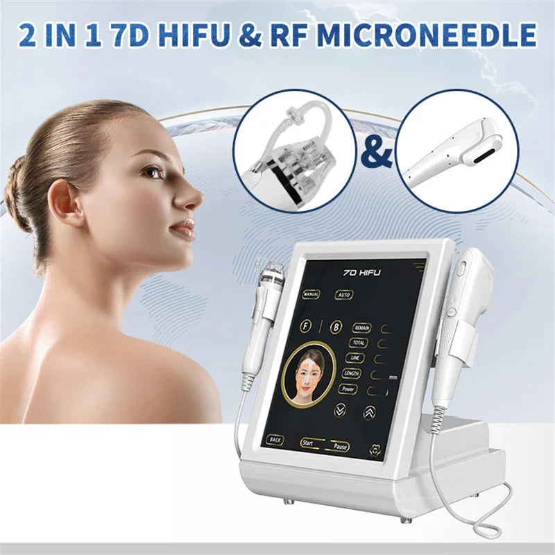 RF Fractional Microneedle 7d Hifu Machine Skin Tightening Body Face Lifting Care Secondary image