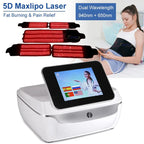 Max Lipo Red Light 5D Laser Therapy Machine Fat Reduction Skin Tightening Body Sculpting Wrinkle Removal