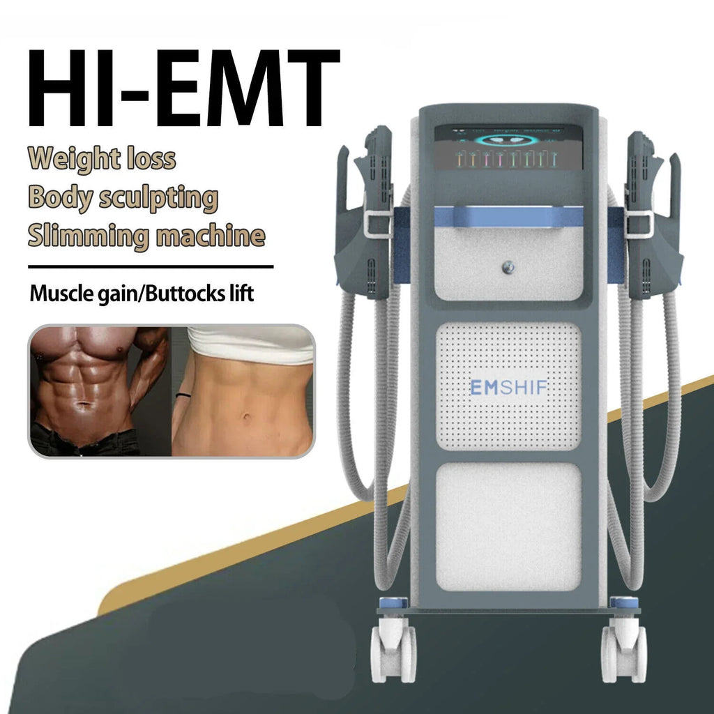 2/4 Handles RF Body Contouring Machine Build Muscle Burn Fat Non-Invasive Fat Loss