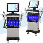 14 In 1 Facial Hydro Dermabrasion Diamond Aqua Peeling Oxygen Jet Spa Skin Rejuvenation Machine