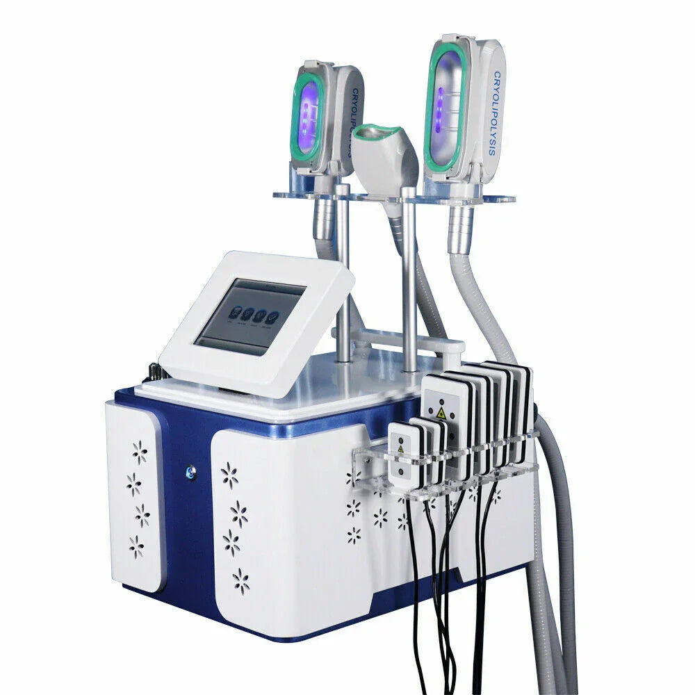 5 In 1 CryoLipolysis Fat Freezing Vaccum Cavitation RF Body Sculpting Machine Double Chin Removal