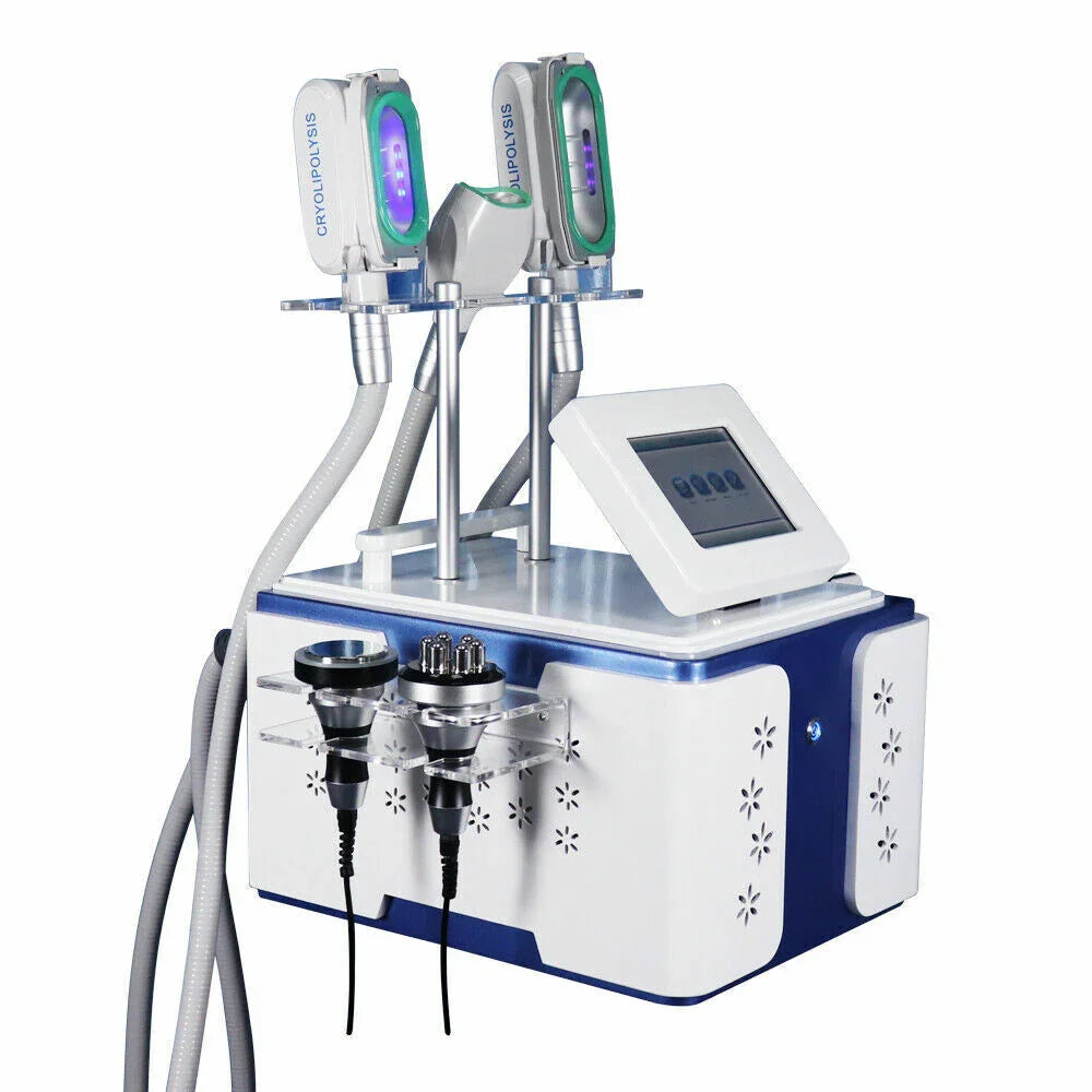 5 In 1 CryoLipolysis Fat Freezing Vaccum Cavitation RF Body Sculpting Machine Double Chin Removal