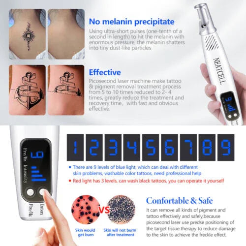 Picosecond Laser Pen Blue Light Scar Spot Freckle Mole Tattoo Pigment Removal Secondary image