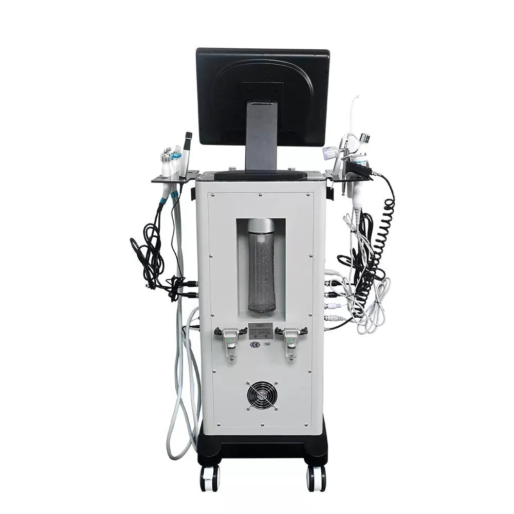 14 In 1 HydraFacial Machine RF Hydro Dermabrasion Oxygen Spray Diamond Peeling Skin Care SPA